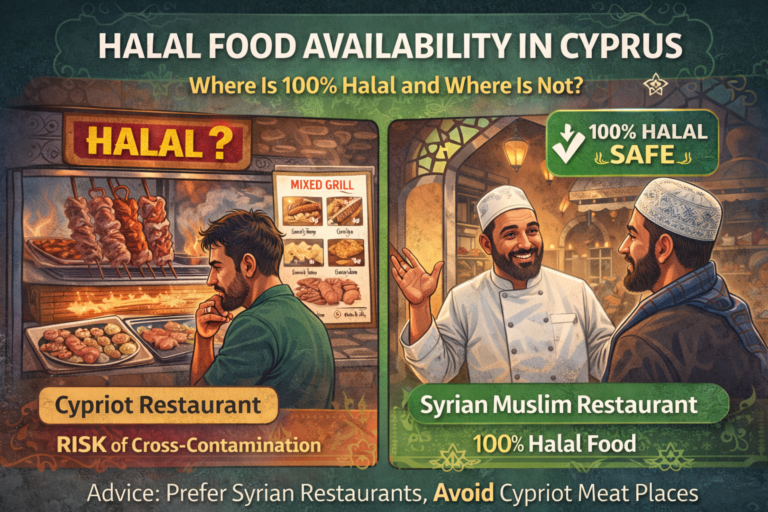 Halal Food Availability in Cyprus for Muslims