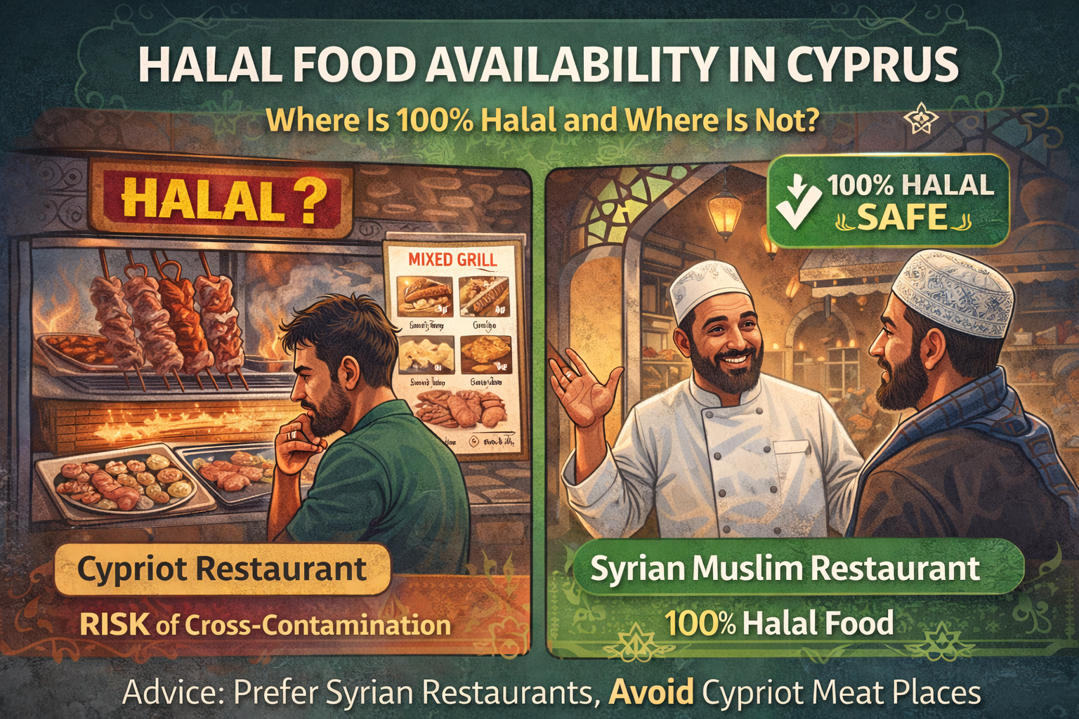 Read more about the article Halal Food Availability in Cyprus: What You Should Know