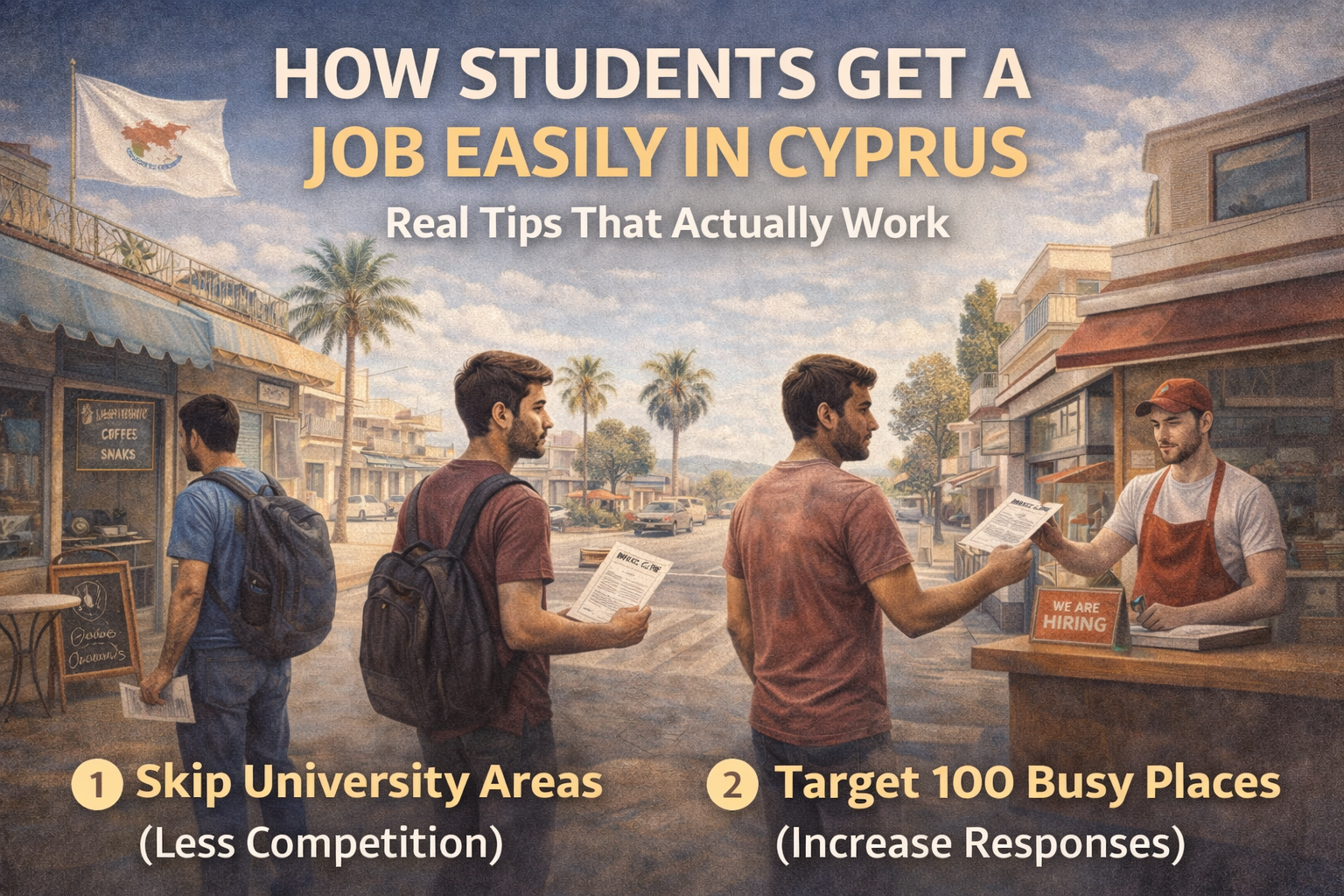 Read more about the article How Students Get a Job Easily in Cyprus: 2 Real Tips That Actually Work