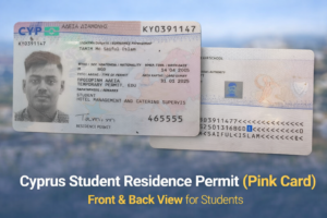 Read more about the article Cyprus Pink Card Explained for Students (With Real Front & Back Details)